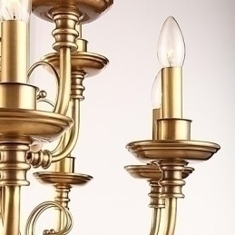 Designer Touch Decorative Chandelier Traditional Classic Rustic Lodge Metal