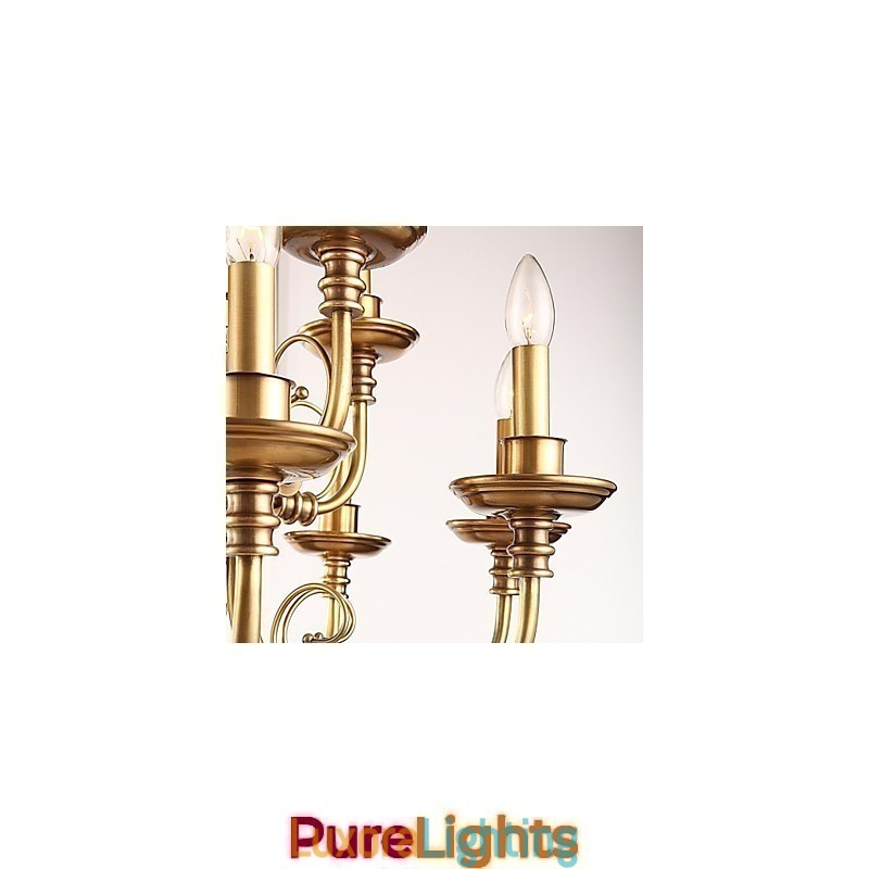 Designer Touch Decorative Chandelier Traditional Classic Rustic Lodge Metal