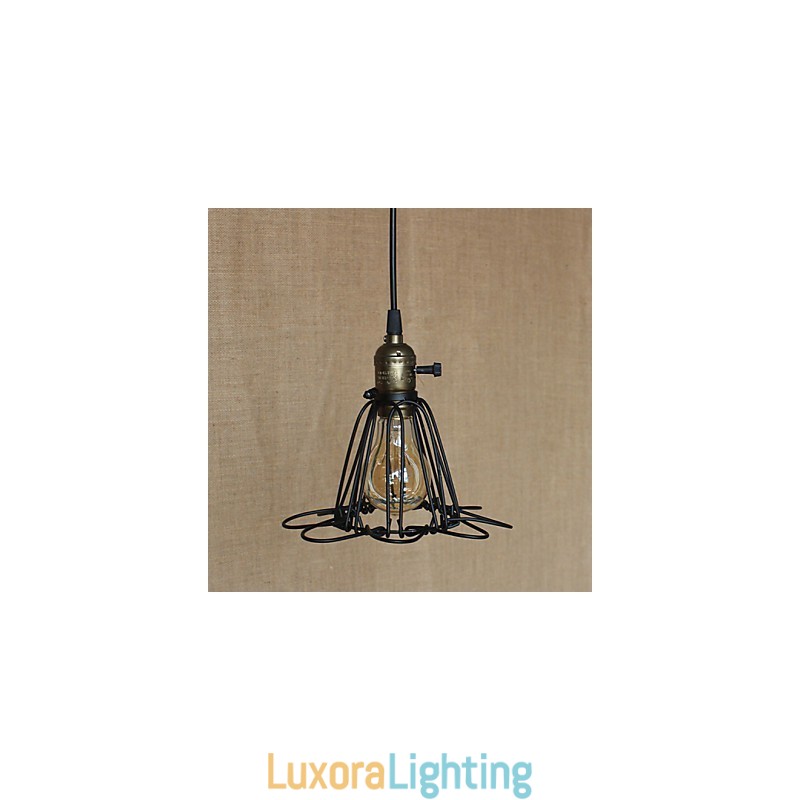 Designer Touch Decorative American Rural Industry Contracted Single Head Of Creative Small Hob Iron Chandelier