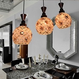 Designer Touch Decorative Cylindrical Glass Straight Single Head Drum Drum Simple Droplight Lamp Lighting