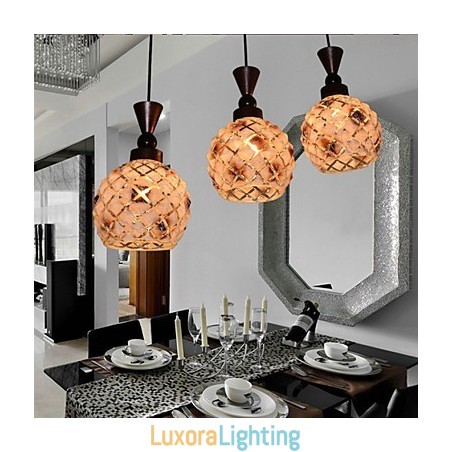 Designer Touch Decorative Cylindrical Glass Straight Single Head Drum Drum Simple Droplight Lamp Lighting