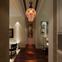 Designer Touch Decorative Cylindrical Glass Straight Single Head Drum Drum Simple Droplight Lamp Lighting