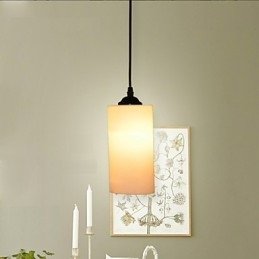 Designer Touch Decorative Round Straight Glass Single Head Droplight Lamp Light