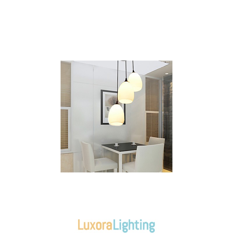 Designer Touch Decorative Contemporary And Contracted L Creative Glass Ball Meals Chandelier Lamp Light