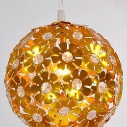 Designer Touch Decorative Modern Contemporary Crystal Mini Style Gold Metal Chandelier