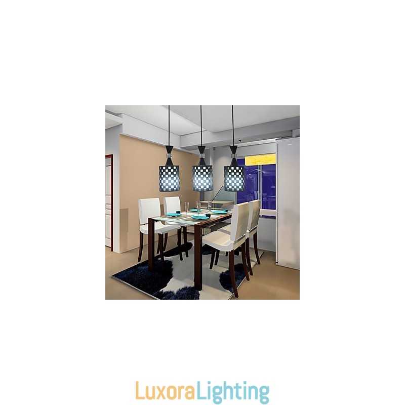 Designer Touch Decorative Perforations Nordic Wrought Iron Chandelier Lamp Light