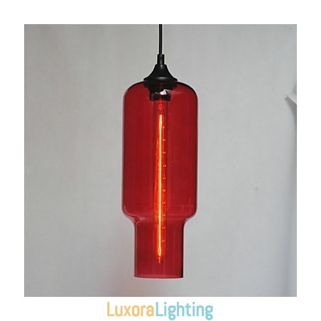 Designer Touch Decorative Modern Glass Pendant in Brown Bubble Design