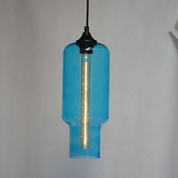 Designer Touch Decorative Modern Glass Pendant in Brown Bubble Design