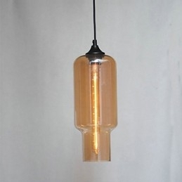 Designer Touch Decorative Modern Glass Pendant in Brown Bubble Design
