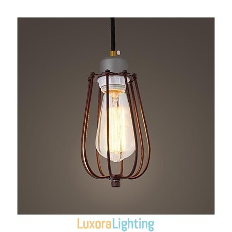 Designer Touch Decorative Vintage Mini Style Painting Metal Pendant Light