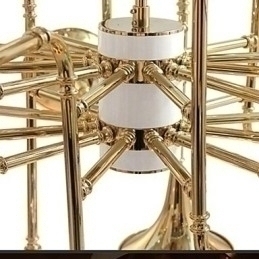 Designer Touch Decorative Country Mini Style Electroplated Metal Chandelier