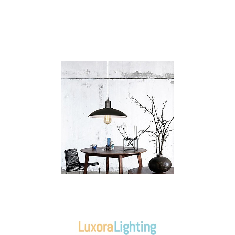 Designer Touch Decorative Lamps And Lanterns Art Restoring Single Head Wrought Iron Flying Saucer Droplight