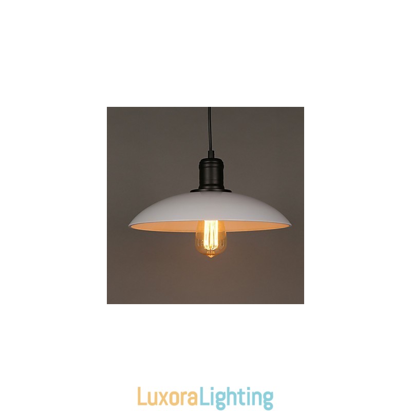 Designer Touch Decorative Lamps And Lanterns Art Restoring Single Head Wrought Iron Flying Saucer Droplight