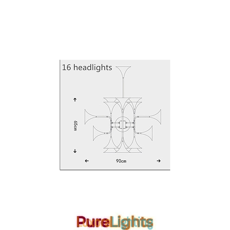 Designer Touch Decorative Country Mini Style Electroplated Metal Chandelier