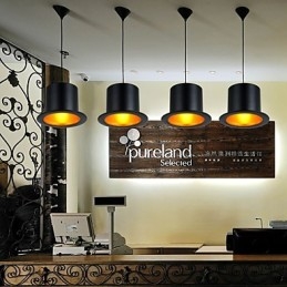 Designer Touch Decorative Retro Painting Metal Pendant Light Garage