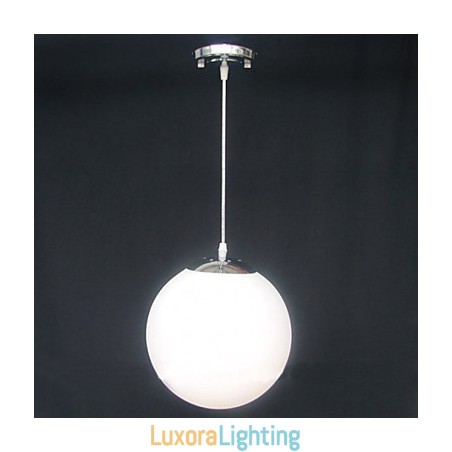 Designer Touch Decorative Contracted White Glass Ball Chandelier Light