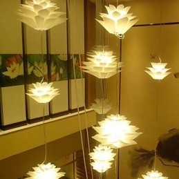 Designer Touch Decorative Lotus Modern Decoration DropLight Lamp
