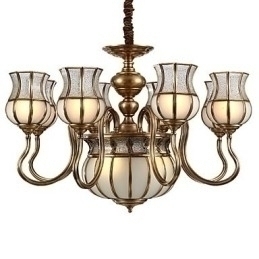 Designer Touch Decorative Chandelier Traditional Classic Rustic Lodge Metal