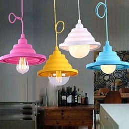 Designer Touch Decorative Pendant Lights Modern Contemporary Plastic