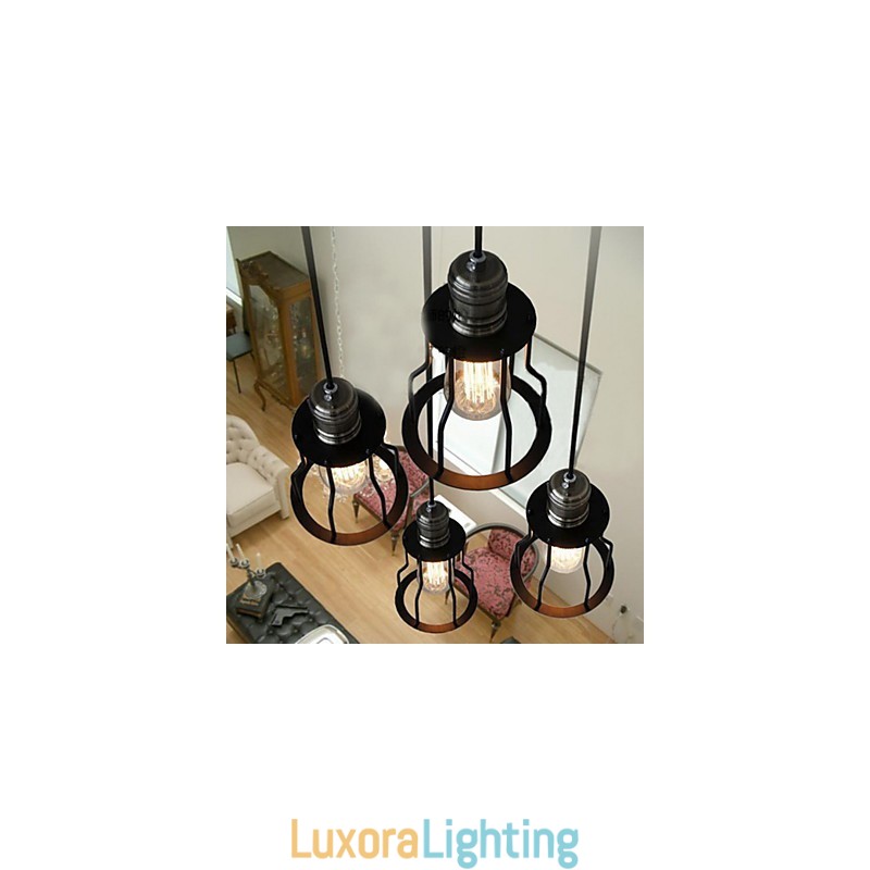 Designer Touch Decorative Traditional Classic Vintage Mini Style Painting Pendant Light