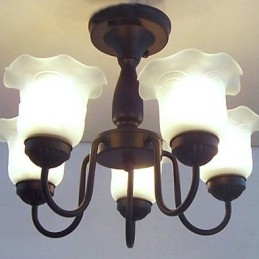 Designer Touch Decorative Traditional Classic Painting Metal Chandelier