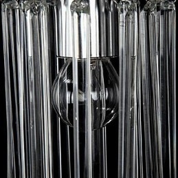 Designer Touch Decorative Modern Contemporary Crystal Chrome Metal Pendant Light