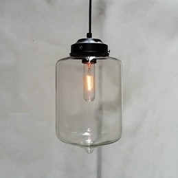 Designer Touch Decorative Bottle Design Pendant 1 Light Minimalist Iron Painting