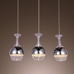 Designer Touch Decorative Modern Creative 3 Light Pendant in Shape Of Goblet