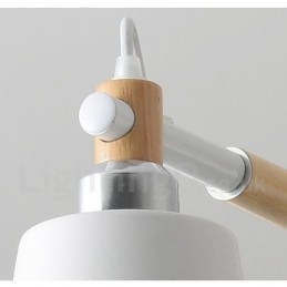 Designer Touch Decorative 8 Light Modern Contemporary Wood Chandelier