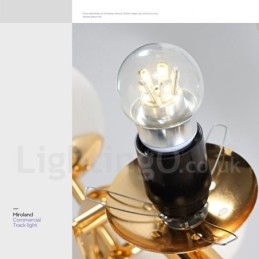 Designer Touch Decorative Modern Contemporary 16 Light Chandelier with Glass Shade and Lamp