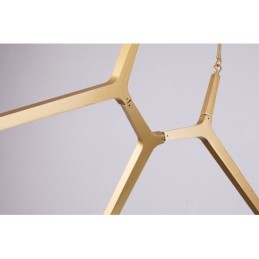 Designer Touch Decorative 12 Light Modern Contemporary Chandelier Light (Black Golden)