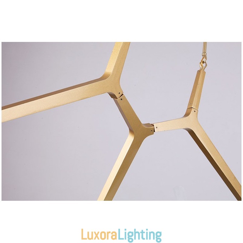 Designer Touch Decorative 12 Light Modern Contemporary Chandelier Light (Black Golden)