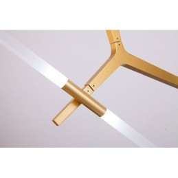 Designer Touch Decorative 12 Light Modern Contemporary Chandelier Light (Black Golden)