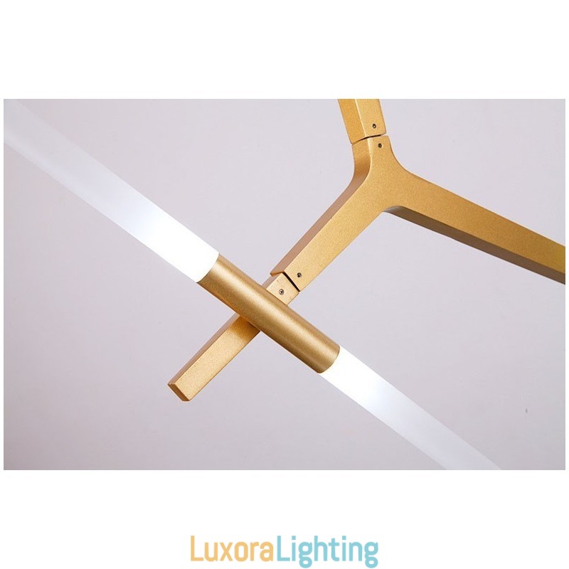 Designer Touch Decorative 12 Light Modern Contemporary Chandelier Light (Black Golden)