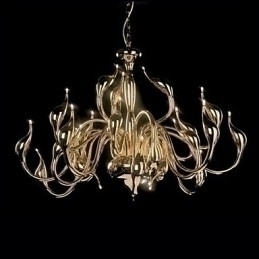Designer Touch Decorative Modern Chandelier Light 24 Lights G4 Gold Plating