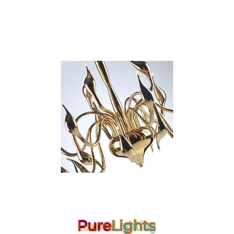 Designer Touch Decorative Modern Chandelier Light 24 Lights G4 Gold Plating