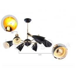 Designer Touch Decorative 6 Light Modern Contemporary Chandelier Light