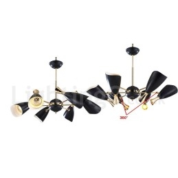 Designer Touch Decorative 6 Light Modern Contemporary Chandelier Light