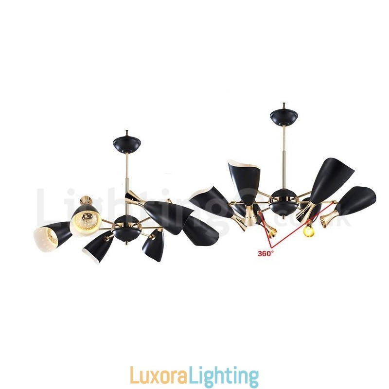 Designer Touch Decorative 6 Light Modern Contemporary Chandelier Light