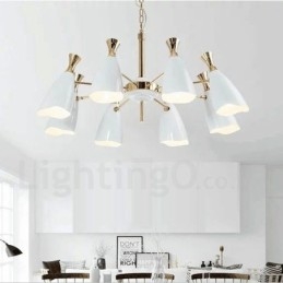 Designer Touch Decorative Modern Contemporary Style 8 Light Chandelier Lamp