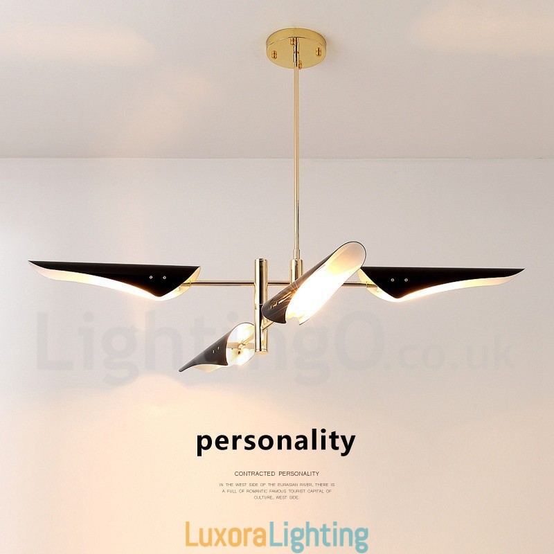 Designer Touch Decorative 2 Tier Modern Contemporary 4 Light Chandelier