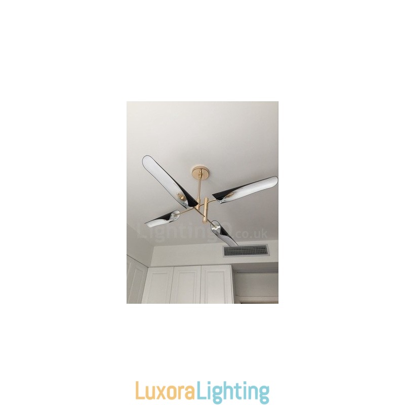 Designer Touch Decorative 2 Tier Modern Contemporary 4 Light Chandelier