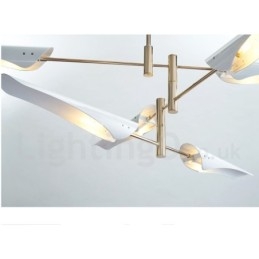 Designer Touch Decorative 2 Tier Modern Contemporary 4 Light Chandelier