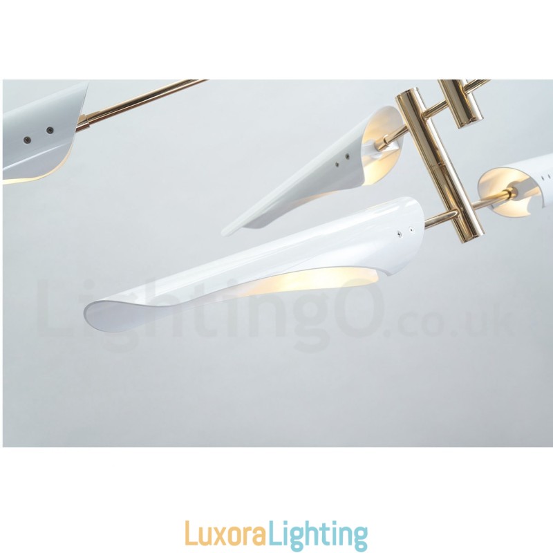 Designer Touch Decorative 2 Tier Modern Contemporary 4 Light Chandelier