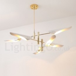 Designer Touch Decorative 3 Tier Modern Contemporary 6 Light Chandelier