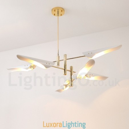 Designer Touch Decorative 3 Tier Modern Contemporary 6 Light Chandelier