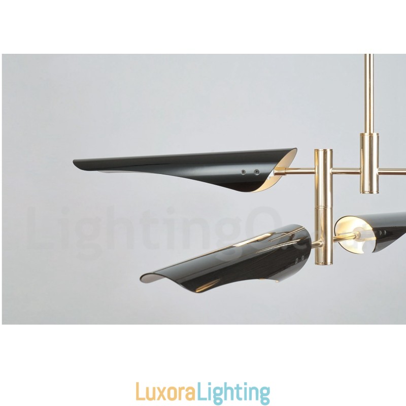 Designer Touch Decorative 3 Tier Modern Contemporary 6 Light Chandelier