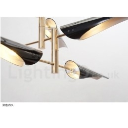 Designer Touch Decorative Modern Contemporary 4 Tier 8 Light Chandelier