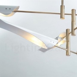 Designer Touch Decorative Modern Contemporary 4 Tier 8 Light Chandelier