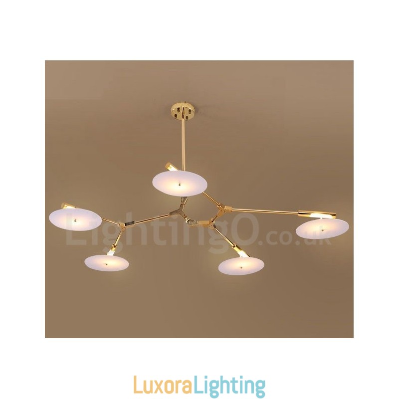 Designer Touch Decorative 5 Light Modern Contemporary Chandelier Lamp